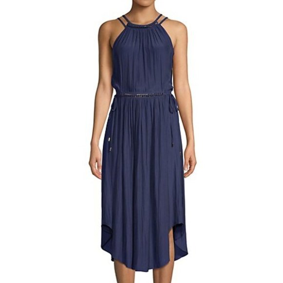 Ramy Brook Dresses & Skirts - Ramy Brook - Small - Laurel Halter Drawstring Handkerchief Midi Dress